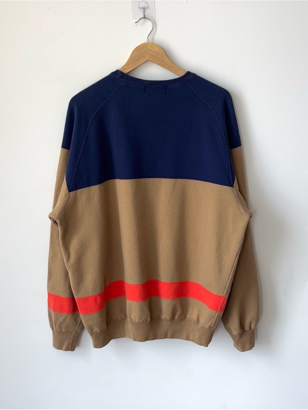 Vintage Polo Country Ralph Lauren Orange Line Crew Neck Sweatshirt Rare 90s - Picture 7 of 11